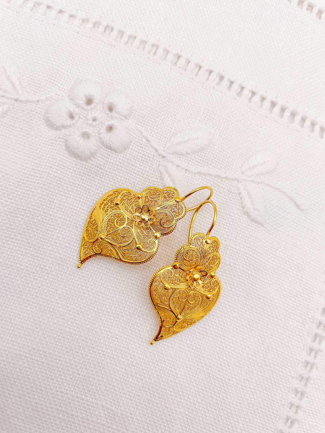 Boucles d'oreilles coeur Viana